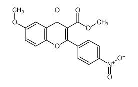 甲基6-甲氧基-2-(4-硝基苯基)-4-氧代-4H-苯并吡喃-3-羧酸酯