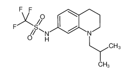 1,1,1-三氟-N-[1,2,3,4-四氢-1-(2-甲基丙基)-7-喹啉基]甲磺酰胺