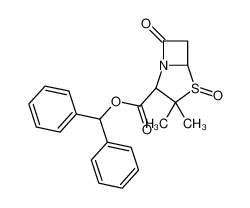 (2S,5R)-3,3-二甲基-7-氧代-4-硫杂-1-氮杂双环[3.2.0]庚烷-2-羧酸二苯甲酯 4-氧化物
