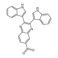2,3-bis(1H-indol-3-yl)-6-nitroquinoxaline 923297-98-7