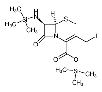 (6R,7R)-trimethylsilyl 7-(trimethylsilyl)amino-3-iodomethylceph-3-em-4-carboxylate 106134-67-2
