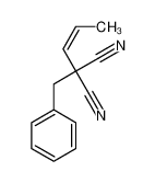 2-benzyl-2-prop-1-enylpropanedinitrile 6758-00-5