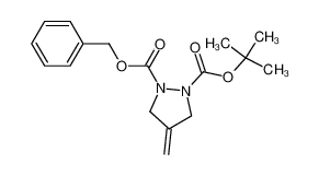 1-O-benzyl 2-O-tert-butyl 4-methylidenepyrazolidine-1,2-dicarboxylate 503072-28-4
