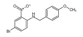 4-溴-N-(4-甲氧基苄基)-2-硝基苯胺