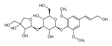 (E)-1-(3-hydroxy-1-propenyl)-3,5-dimethoxyphenyl-4-O-β-D-apiofuranosyl-(1->3)-β-D-glucopyranoside