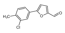 5-(3-chloro-4-methylphenyl)furan-2-carbaldehyde 57666-53-2