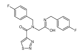 N-(4-Fluorobenzyl)-N-{2-[(4-fluorobenzyl)amino]-2-oxoethyl}-1,2,3 -thiadiazole-4-carboxamide