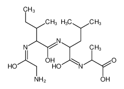 (2S)-2-[[(2S)-2-[[(2S,3S)-2-[(2-aminoacetyl)amino]-3-methylpentanoyl]amino]-4-methylpentanoyl]amino]propanoic acid 918661-80-0