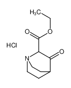 ethyl 3-oxo-1-azabicyclo[2.2.2]octane-2-carboxylate,hydrochloride 52763-22-1