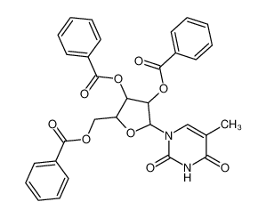[3,4-dibenzoyloxy-5-(5-methyl-2,4-dioxopyrimidin-1-yl)oxolan-2-yl]methyl benzoate