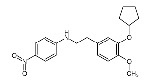 141333-62-2 N-[2-(3-cyclopentyloxy-4-methoxyphenyl)ethyl]-4-nitroaniline