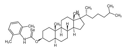N-(2,6-dimethylphenyl)selenocarbamate of cholestanol 154592-73-1