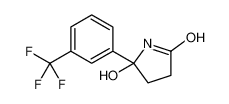 5-hydroxy-5-[3-(trifluoromethyl)phenyl]pyrrolidin-2-one 56948-75-5