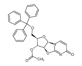 40732-55-6 2,2'-anhydro-[1-(3-O-acetyl-5-trityl-β-D-arabinofuranosyl)uracil]