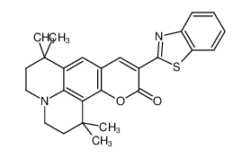 10-(2-Benzothiazolyl)-2,3,6,7-tetrahydro-1,1,7,7-tetramethyl-1H,5H,11H-(1)benzopyropyrano(6,7-8-I,j)quinolizin-11-one 155306-71-1
