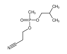 3-[methyl(2-methylpropoxy)phosphoryl]oxypropanenitrile 58264-13-4