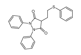 1,2-二苯基-4-[2-(苯硫酰)乙基]-3,5吡唑烷