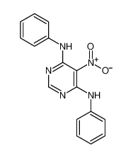 5-nitro-4-N,6-N-diphenylpyrimidine-4,6-diamine 54706-01-3