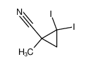 2,2-Diiod-1-methyl-1-cyclopropancarbonitril 84060-85-5