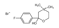 2-(4-fluorophenyl)-4,4-dimethylmorpholin-4-ium-2-ol,bromide 849060-64-6