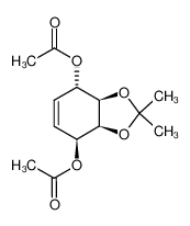 (3aR,4S,7S,7aS)-3a,4,7,7a-tetrahydro-2,2-dimethyl-1,3-benzodioxole-4,7-diol diacetate 219316-93-5