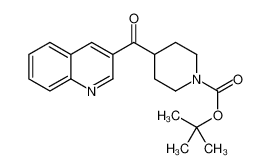 tert-butyl 4-(quinoline-3-carbonyl)piperidine-1-carboxylate 669074-89-9