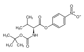 4-硝基苯基 N-{[(2-甲基-2-丙基)氧基]羰基}-L-缬氨酸酯