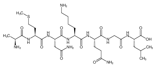 L-Leucine, L-alanyl-L-methionyl-L-asparaginyl-L-lysyl-L-glutaminylglycyl-