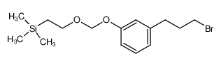 (2-((3-(3-bromopropyl)phenoxy)methoxy)ethyl)trimethylsilane 113493-53-1