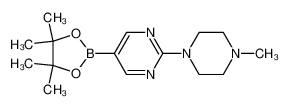2-(4-甲基哌嗪-1-基)嘧啶-5-硼酸频那醇酯
