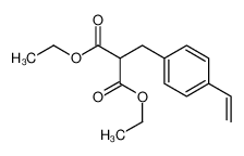 diethyl 2-[(4-ethenylphenyl)methyl]propanedioate 53413-52-8