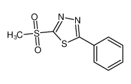 1,3,4-Thiadiazole, 2-(methylsulfonyl)-5-phenyl- 86738-35-4