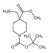 1-O-tert-butyl 4-O-methyl 4-(aminomethyl)piperidine-1,4-dicarboxylate 362703-35-3