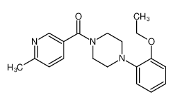 [4-(2-ethoxyphenyl)piperazin-1-yl]-(6-methylpyridin-3-yl)methanone 613660-38-1