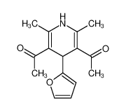 1-(5-acetyl-4-furan-2-yl-2,6-dimethyl-1,4-dihydro-pyridin-3-yl)-ethanone 112230-47-4