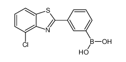 [3-(4-chloro-1,3-benzothiazol-2-yl)phenyl]boronic acid 1076232-78-4