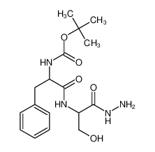 tert-butyl N-[1-[(1-hydrazinyl-3-hydroxy-1-oxopropan-2-yl)amino]-1-oxo-3-phenylpropan-2-yl]carbamate 32899-48-2