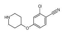 2-chloro-4-piperidin-4-yloxybenzonitrile 796600-10-7