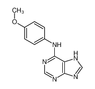 N-(4-methoxyphenyl)-5H-purin-6-amine