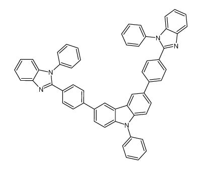 9-phenyl-3,6-bis(4-(1-phenyl-1H-benzo[d]imidazol-2-yl)phenyl)-9H-carbazole