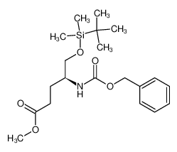 (S)-4-苄氧羰基氨基-5-叔丁基二甲基硅氧基戊酸甲酯