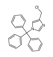 4-(氯甲基)-1-(三苯基甲基)-1H-咪唑图片