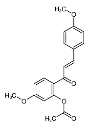 [5-methoxy-2-[(E)-3-(4-methoxyphenyl)prop-2-enoyl]phenyl] acetate
