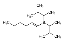 (1-iodo-1-hexenyl)bis(1,2-dimethylpropyl)borane 67993-59-3