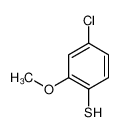 4-chloro-2-methoxybenzenethiol 68350-96-9