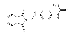 N-[4-[(1,3-dioxoisoindol-2-yl)methylamino]phenyl]acetamide 6629-45-4