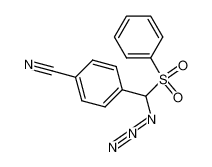 α-Azido-p-cyanobenzyl phenyl sulfone 70891-96-2