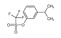 (3-propan-2-ylphenyl) trifluoromethanesulfonate 80841-09-4