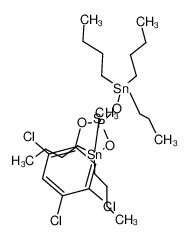 89683-77-2 structure, C30H56Cl3O3PSSn2