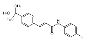5780-97-2 3-(4-tert-butylphenyl)-N-(4-fluorophenyl)prop-2-enamide